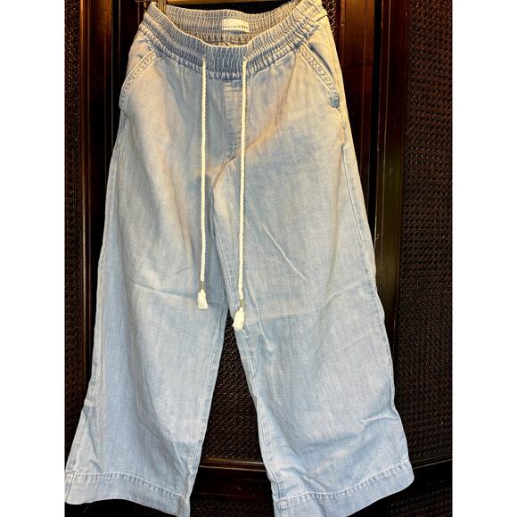 Women's Loft Denim Pull On Pants Size Small - Picture 1 of 5